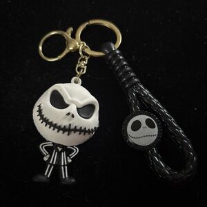 Jack skeleton Black and White Character Keychain